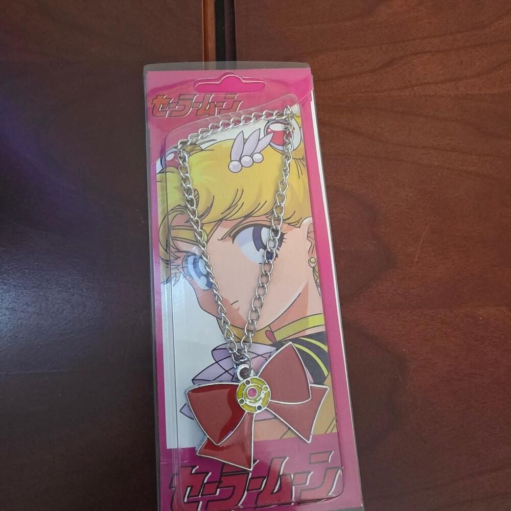 Sailor Moon Red Bow Necklace